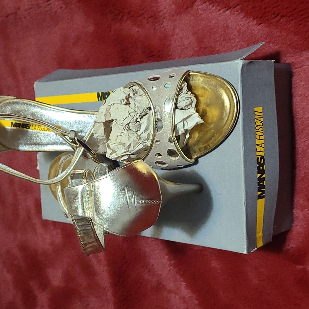 Lea foscati single sole heels size 10